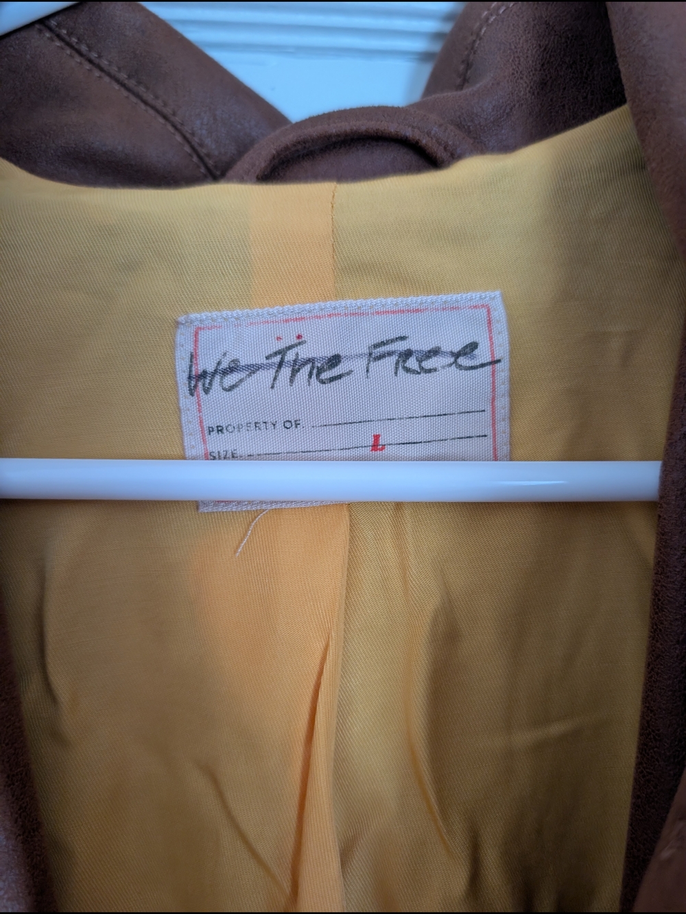 NWOT Free People Faux Suede Duster Jacket - Picture 4 of 4